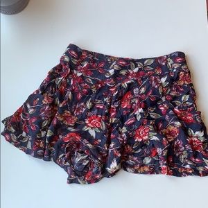 Free People Floral Lightweight Shorts